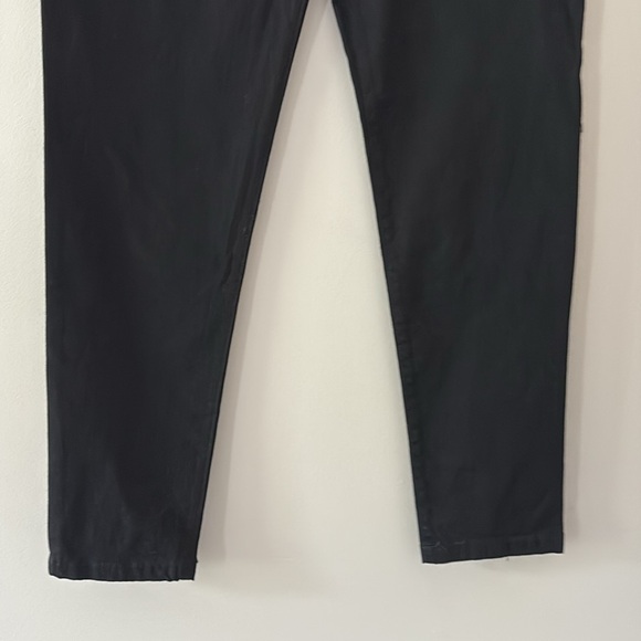 Torn by Ronny Kobo Sailor High Waisted Black Pants Button Flap Front Size 29 - Picture 5 of 15